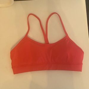 Pink/ Red Lululemon Sports Bra